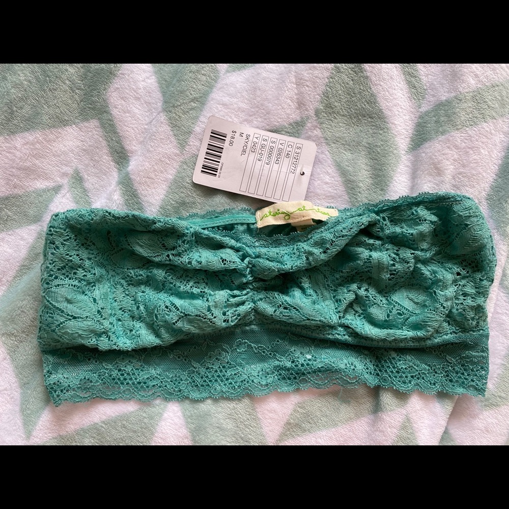 Teal lace bralet staring at stars urban outfitters